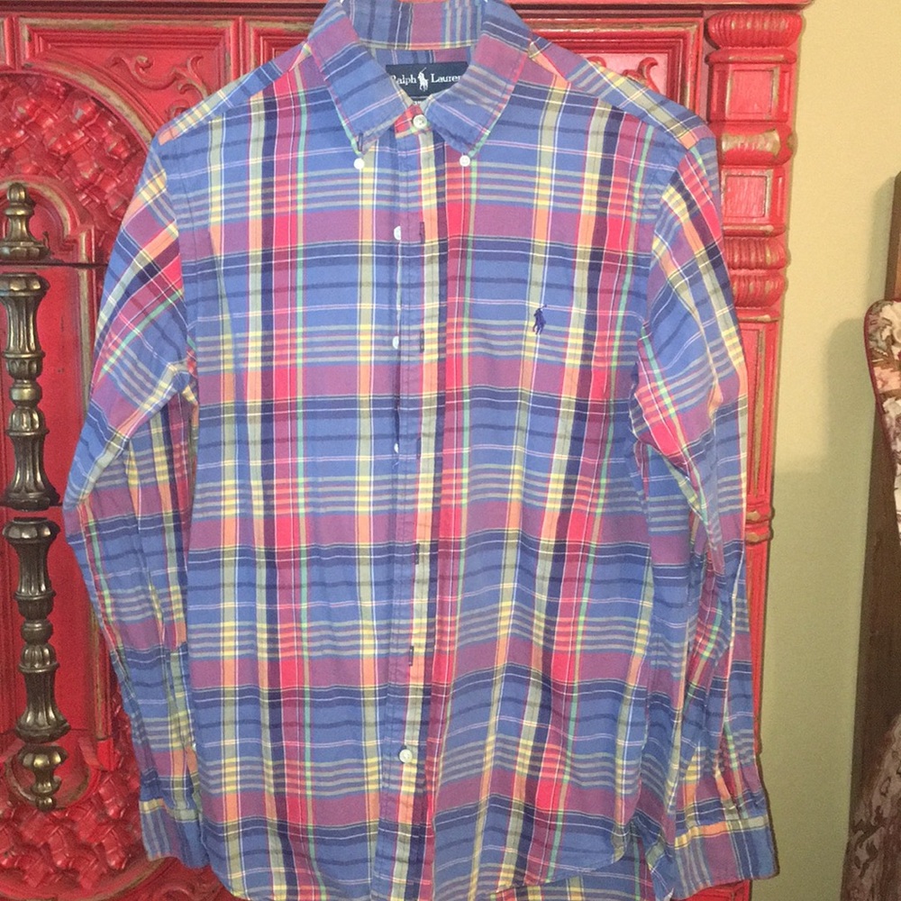 Ralph Lauren Polo long sleeved multi colored
